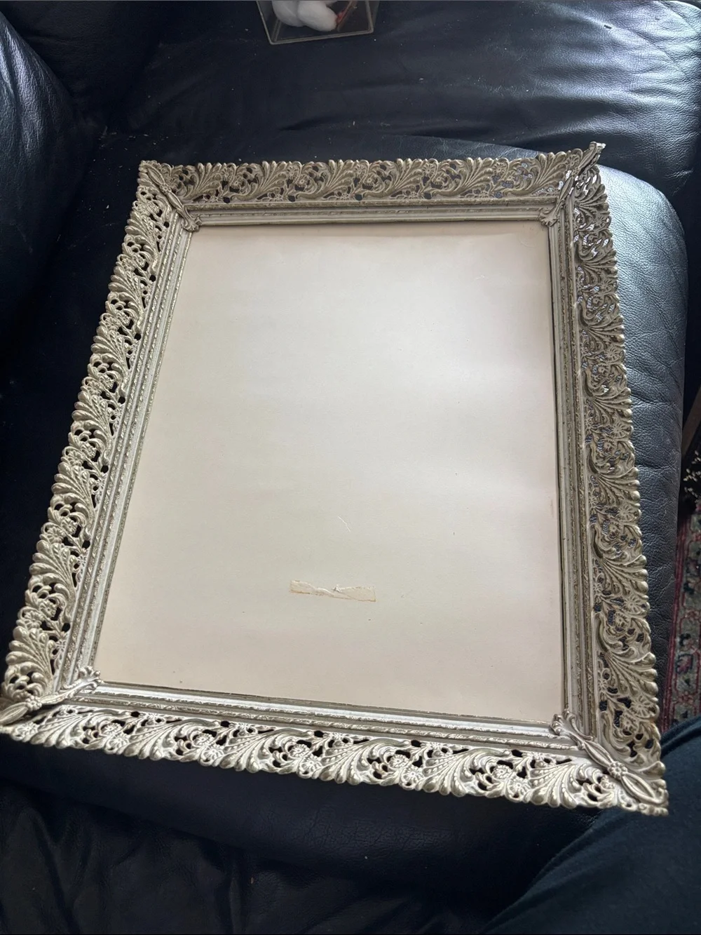 Ornate Cream Decorative Wall Frame - Elegant Home Accent
